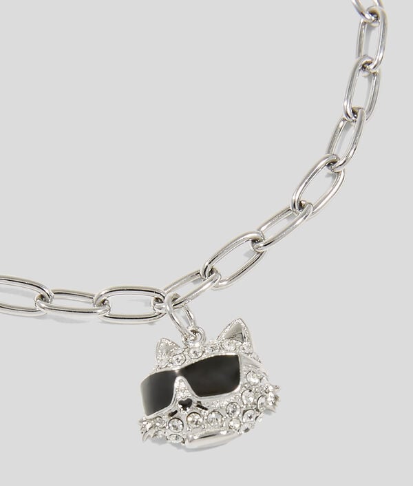 Karl Lagerfeld Bracelet à Breloque Choupette Pavé Ikon