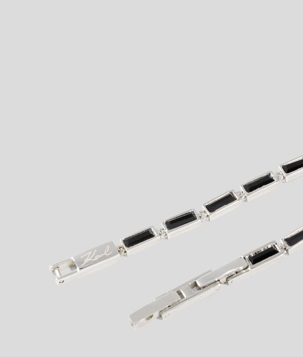 Karl Lagerfeld Bracelet à Breloque En Forme De Cœur Pavé