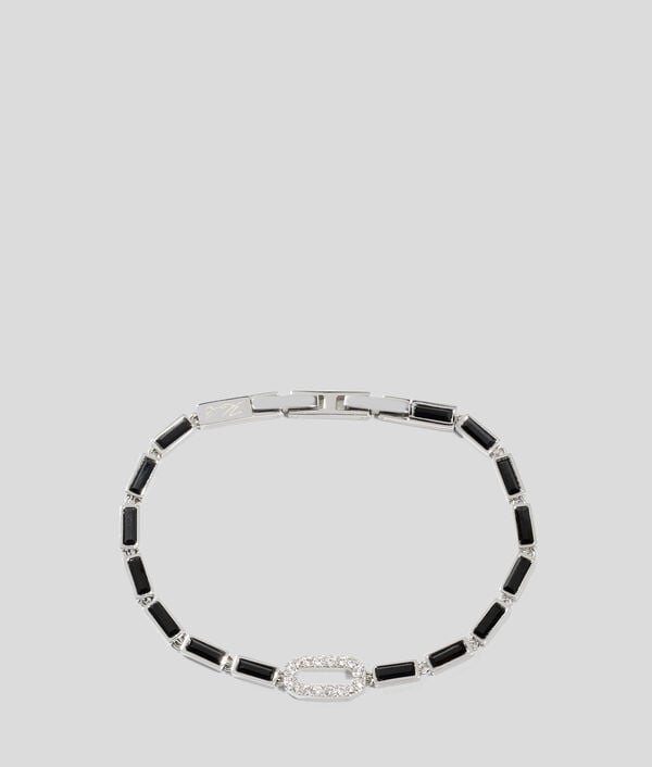 karl lagerfeld Bracelet à breloque en forme de cœur pavé