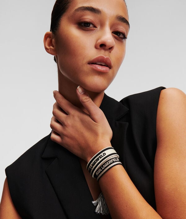 Karl Lagerfeld BRACELETS TISSÉS K/ESSENTIAL – LOT DE 2