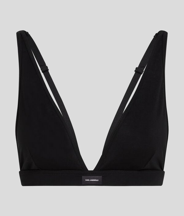 Karl Lagerfeld BRALETTE PLONGEANTE À LOGO ESSENTIAL