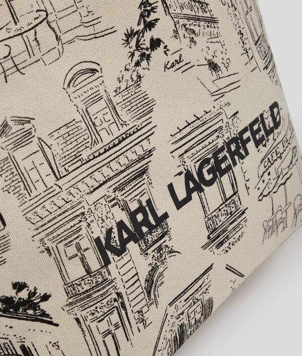 Karl Lagerfeld CABAS AVEC IMPRIMÉ INTÉGRAL KL X JORGE PARRA