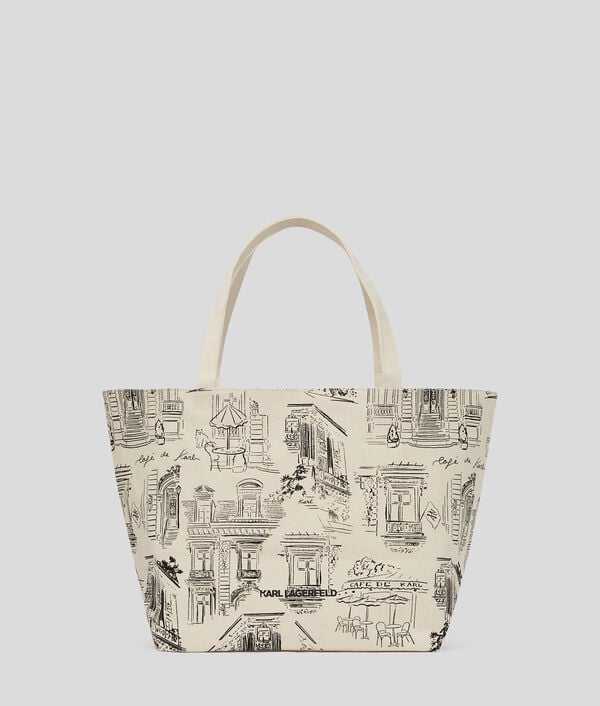 Karl Lagerfeld CABAS AVEC IMPRIMÉ INTÉGRAL KL X JORGE PARRA