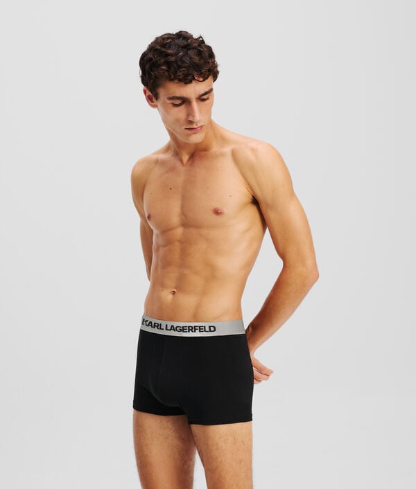 Karl Lagerfeld CALEÇONS AVEC LOGO KARL MÉTALLISÉ - LOT DE 3