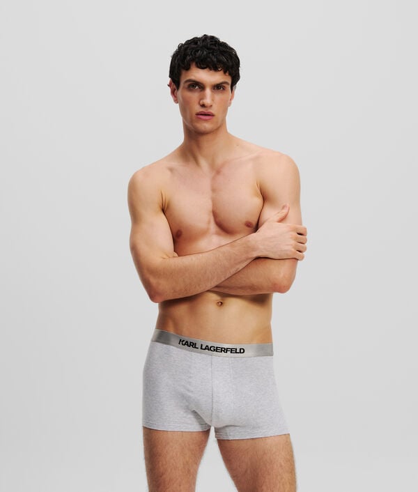 Karl Lagerfeld CALEÇONS AVEC LOGO KARL MÉTALLISÉ - LOT DE 3