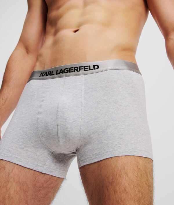 Karl Lagerfeld CALEÇONS AVEC LOGO KARL MÉTALLISÉ - LOT DE 3