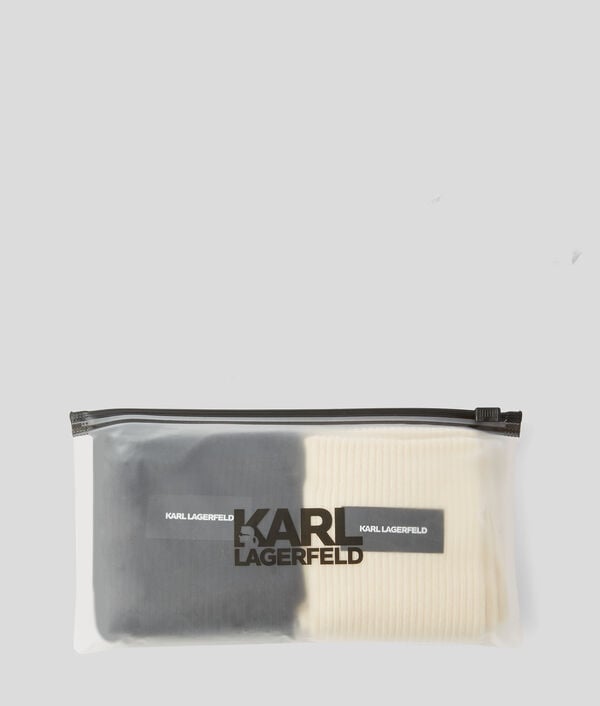 Karl Lagerfeld CHAUSSETTES À LOGO ESSENTIAL – LOT DE 2 PAIRES