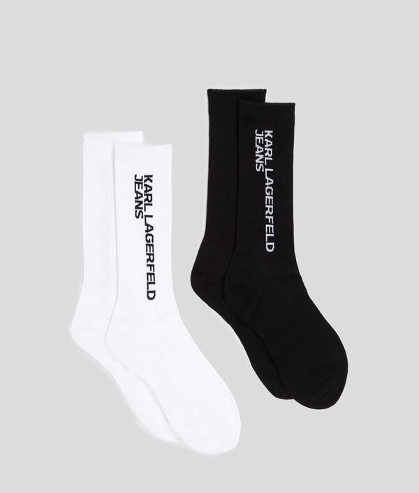 Karl Lagerfeld CHAUSSETTES À LOGO KLJ – LOT DE 2 PAIRES
