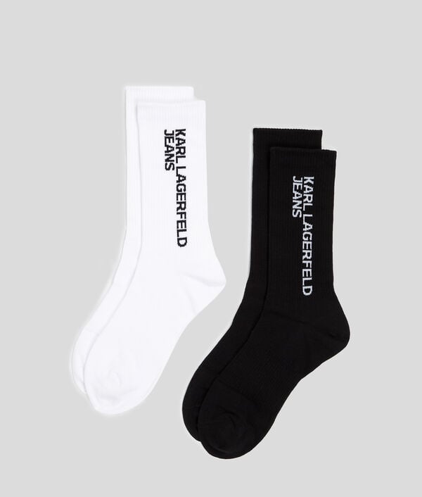 karl lagerfeld CHAUSSETTES À LOGO KLJ – LOT DE 2 PAIRES