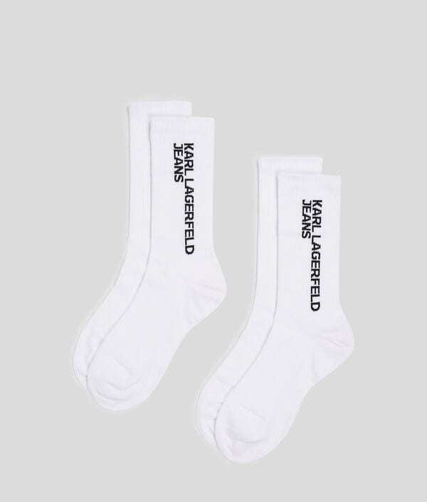 karl lagerfeld CHAUSSETTES À LOGO KLJ – LOT DE 2 PAIRES
