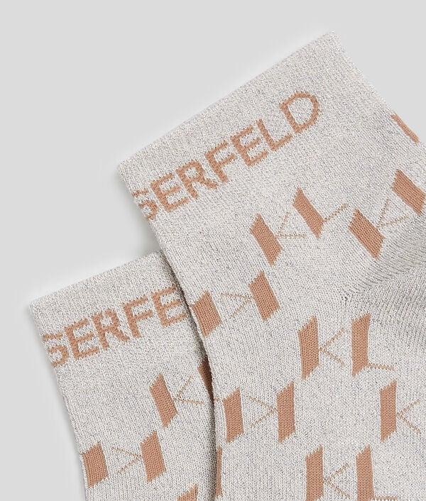 Karl Lagerfeld CHAUSSETTES COURTES K/MONOGRAM - 2-PACK
