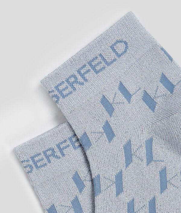Karl Lagerfeld CHAUSSETTES COURTES K/MONOGRAM - 2-PACK