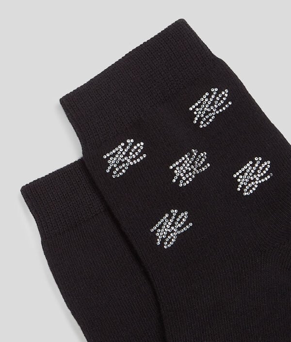 Karl Lagerfeld CHAUSSETTES EN STRASS K/AUTOGRAPH - 2-PACK