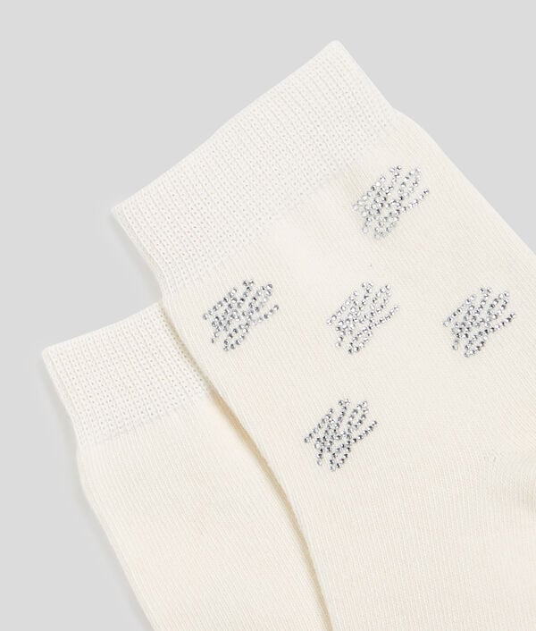 Karl Lagerfeld CHAUSSETTES EN STRASS K/AUTOGRAPH - 2-PACK