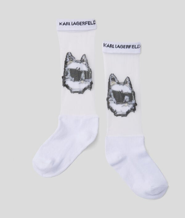 Karl Lagerfeld CHAUSSETTES IKON CHOUPETTE POUR FILLES