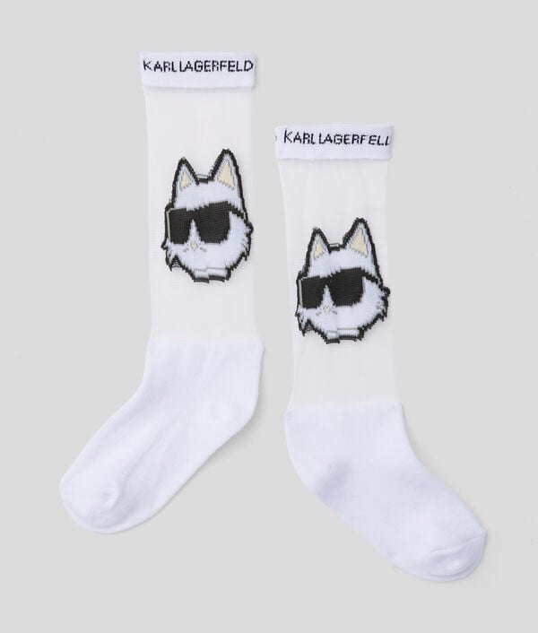 karl lagerfeld CHAUSSETTES IKON CHOUPETTE POUR FILLES
