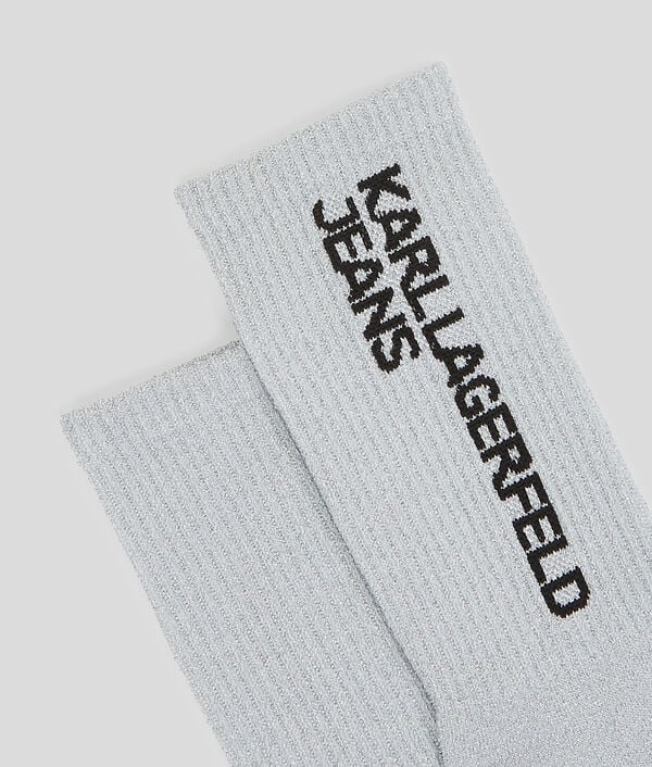 Karl Lagerfeld CHAUSSETTES MÉTALLISÉES - LOT DE 2 PAIRES