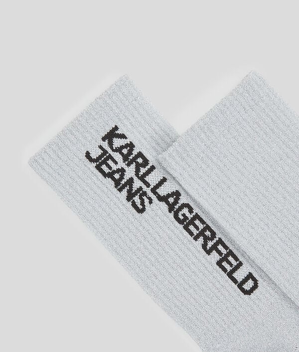 Karl Lagerfeld CHAUSSETTES MÉTALLISÉES - LOT DE 2 PAIRES