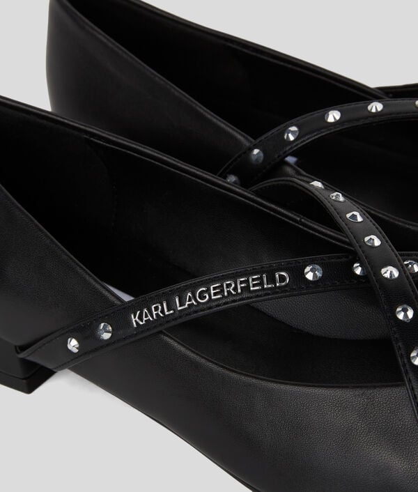 Karl Lagerfeld CHAUSSURES PLATES À CLOUS KERRIE KROSSTRAP