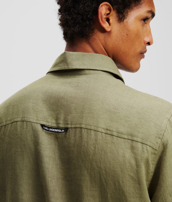 Karl Lagerfeld CHEMISE À MANCHES COURTES KL MONOGRAM