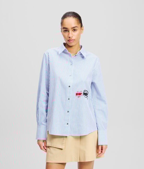 karl lagerfeld CHEMISIER À RAYURES IKON KARL & CHOUPETTE