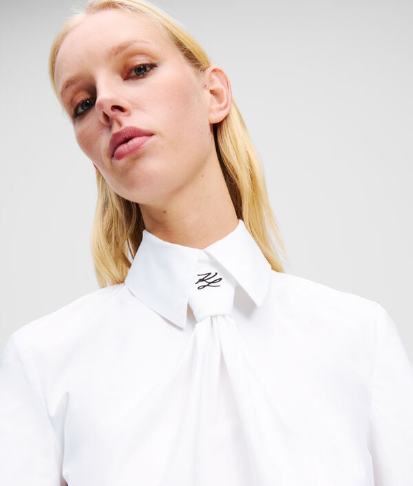 Karl Lagerfeld CHEMISIER KARL ESSENTIAL AVEC DETAIL CRAVATE
