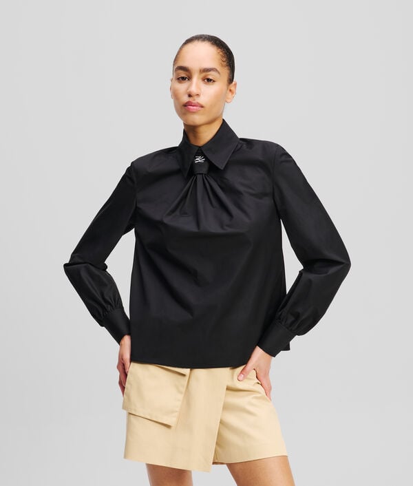 karl lagerfeld CHEMISIER KARL ESSENTIAL AVEC DETAIL CRAVATE