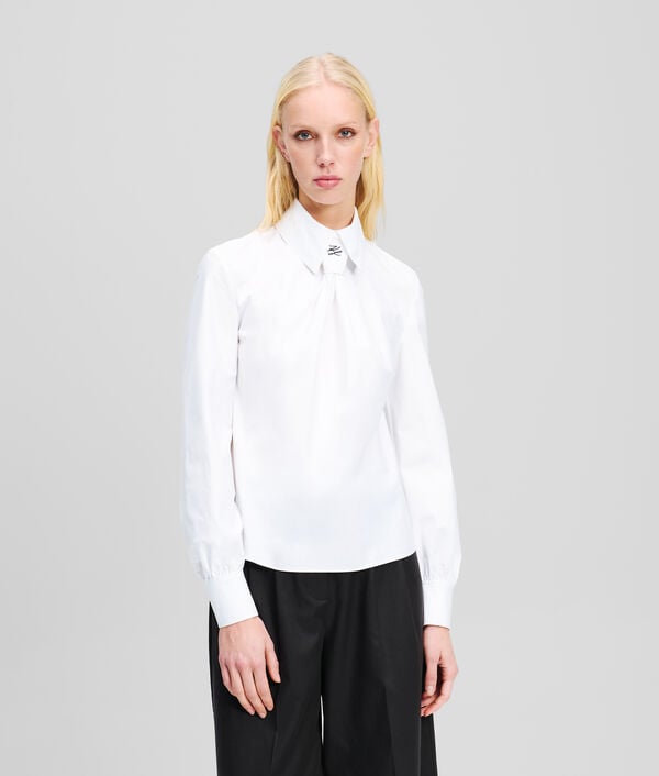 karl lagerfeld CHEMISIER KARL ESSENTIAL AVEC DETAIL CRAVATE