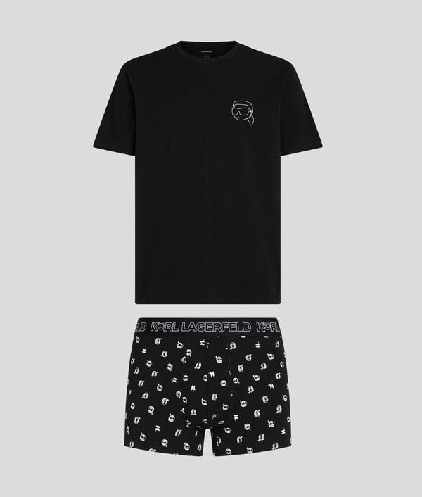 Karl Lagerfeld COFFRET CADEAU T-SHIRT ET CALEÇON IKON