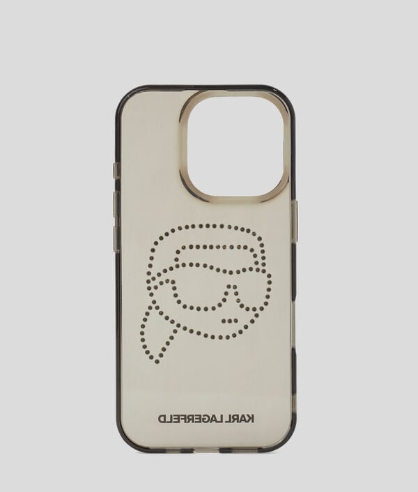 Karl Lagerfeld COQUE À STRASS IKON POUR IPHONE 16 PRO