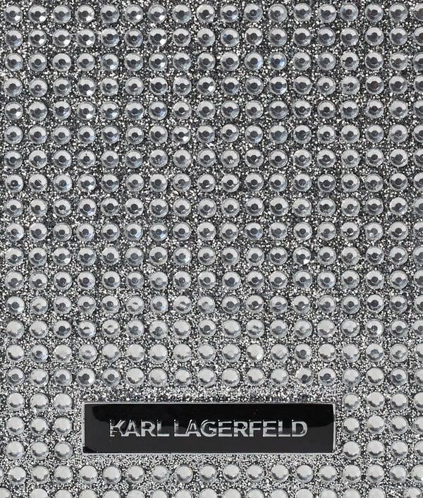 Karl Lagerfeld COQUE LOGO KARL AVEC STRASS POUR IPHONE 16 PRO MAX