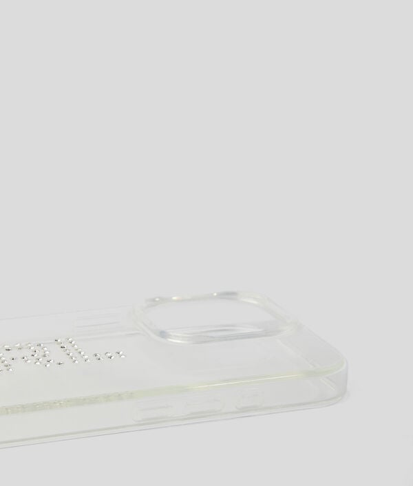 Karl Lagerfeld COQUE ORNÉE DU LOGO KARL EN STRASS POUR IPHONE 16 PRO MAX