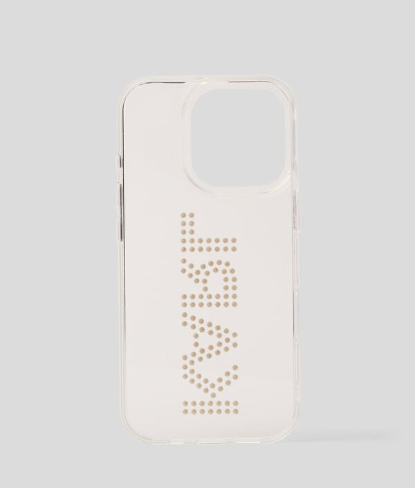 Karl Lagerfeld COQUE ORNÉE DU LOGO KARL EN STRASS POUR IPHONE 16 PRO