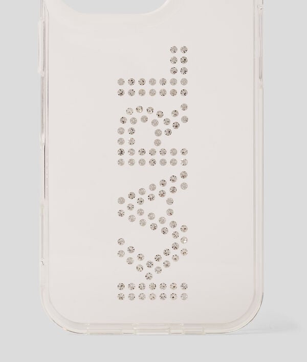 Karl Lagerfeld COQUE ORNÉE DU LOGO KARL EN STRASS POUR IPHONE 16 PRO