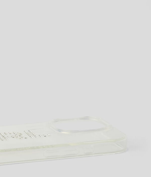 Karl Lagerfeld COQUE ORNÉE DU LOGO KARL EN STRASS POUR IPHONE 16 PRO