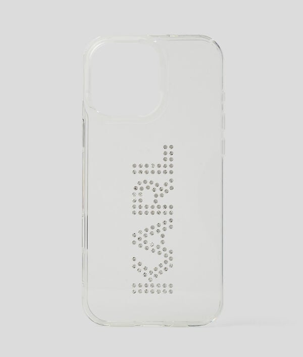 karl lagerfeld COQUE ORNÉE DU LOGO KARL EN STRASS POUR IPHONE 16 PRO MAX