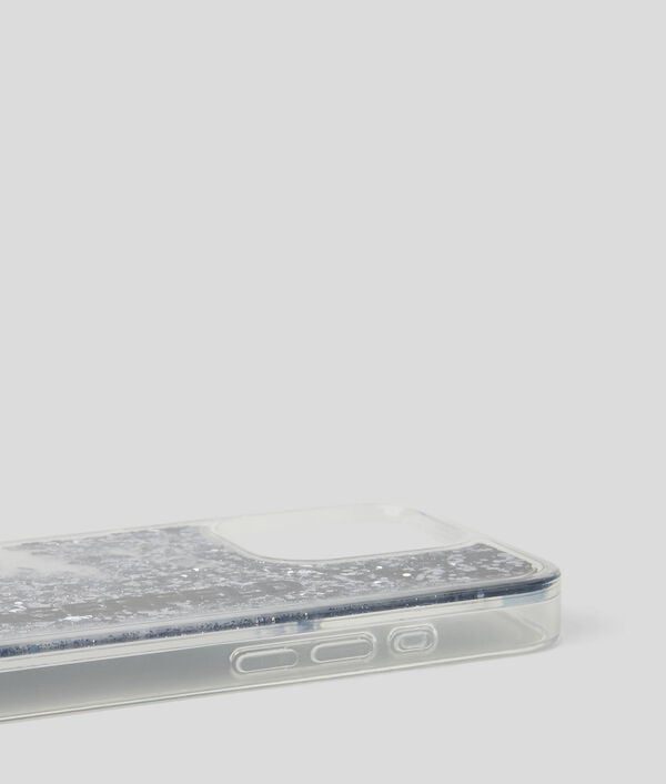 Karl Lagerfeld COQUE PAILLETÉE ORNÉE DU LOGO KARL POUR IPHONE 16 PRO MAX