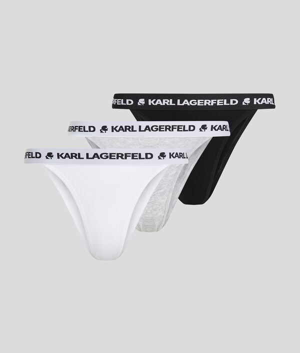 karl lagerfeld CULOTTES BRÉSILIENNES À LOGO KARL – LOT DE 3