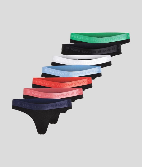 karl lagerfeld CULOTTES JOURS DE LA SEMAINE – LOT DE 7