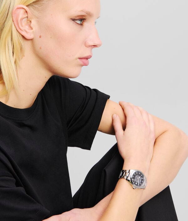 Karl Lagerfeld Ensemble Cadeau Montre Et Bracelet Ikon