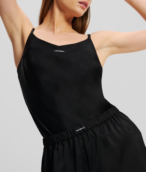 Karl Lagerfeld ENSEMBLE PYJAMA EN SATIN AVEC LOGO KARL