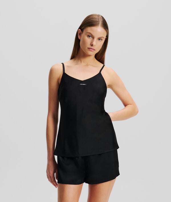 karl lagerfeld ENSEMBLE PYJAMA EN SATIN AVEC LOGO KARL