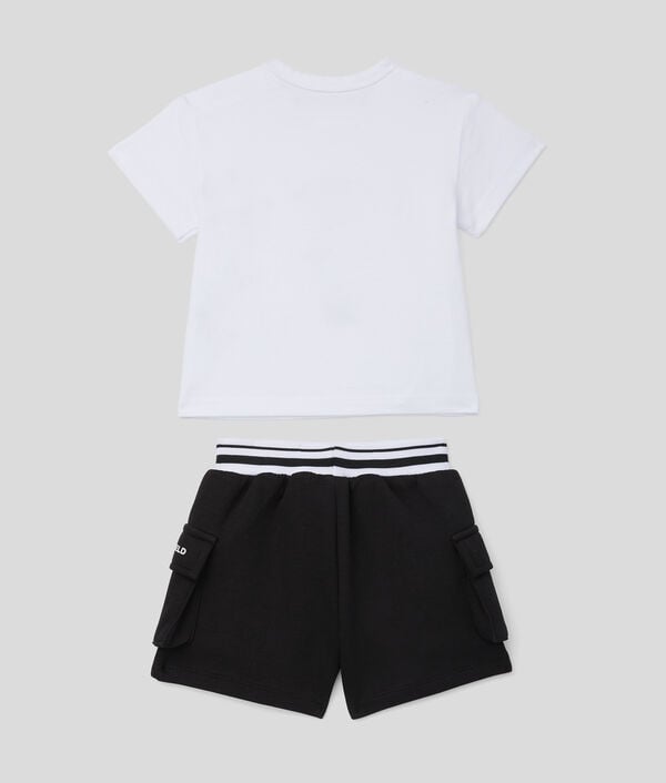 Karl Lagerfeld ENSEMBLE T-SHIRT ET SHORT IKON POUR BÉBÉS