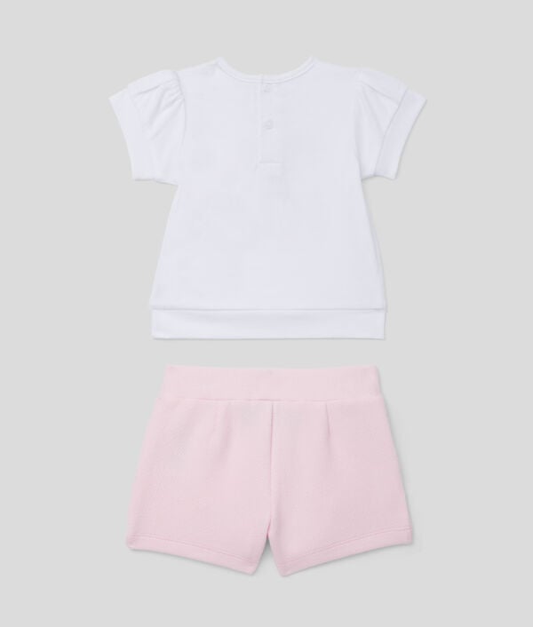 Karl Lagerfeld ENSEMBLE T-SHIRT ET SHORT IKON POUR BÉBÉS
