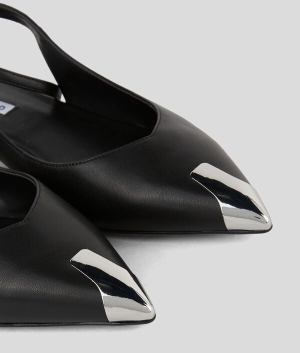 Karl Lagerfeld ESCAPINS PLATS À BRIDE DE CHEVILLE MILLIE