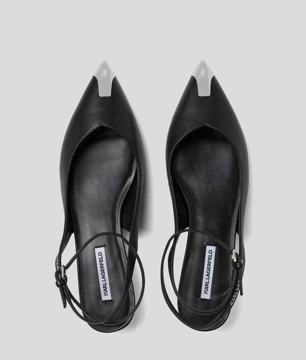 Karl Lagerfeld ESCAPINS PLATS À BRIDE DE CHEVILLE MILLIE