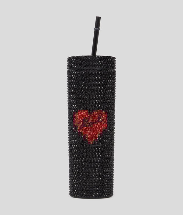 karl lagerfeld GOBELET À EMPORTER AVEC STRASS K/HEART
