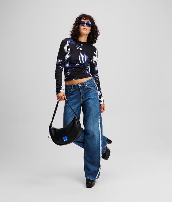 Karl Lagerfeld HAUT À MANCHES LONGUES AVEC IMPRIMÉ NUMÉRIQUE