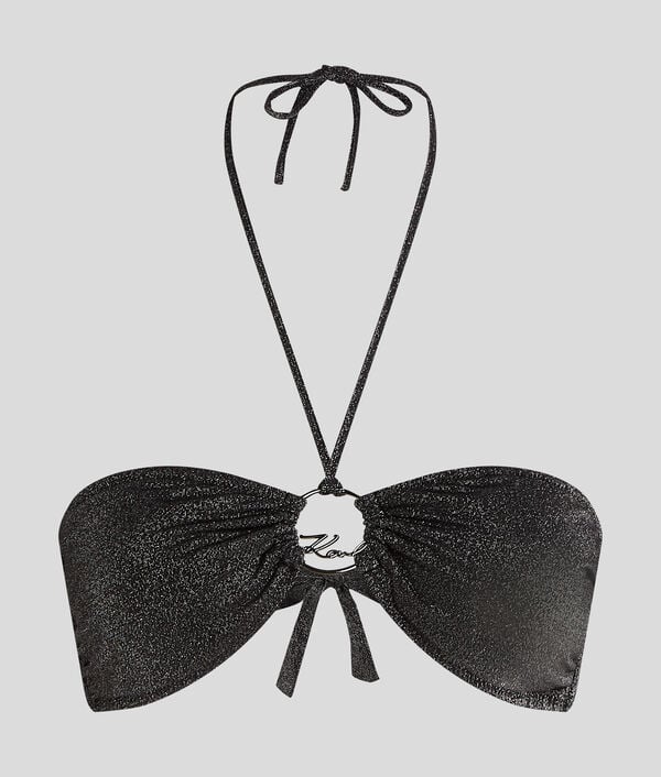 Karl Lagerfeld HAUT DE BIKINI À COL TOUR DU COU K/SIGNATURE