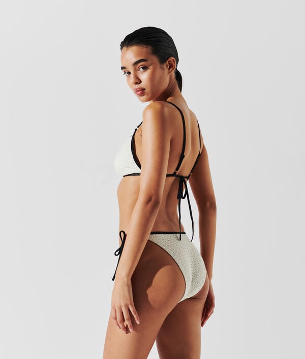 Karl Lagerfeld HAUT DE BIKINI TRIANGE EN CROCHET HOTEL KARL